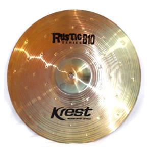 Prato Medium Crash - Ataque - 18´ Serie Rustic B10 da Krest Cymbals Bronze B10