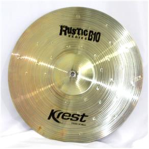Prato Medium Crash - Ataque - 19´ Serie Rustic B10 da Krest Cymbals Bronze B10