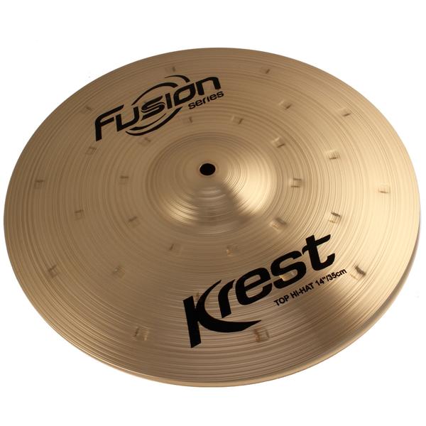 Prato para Bateria - Medium Hi Hat 14 - Krest Fusion - F14mh - Krest Cymbals
