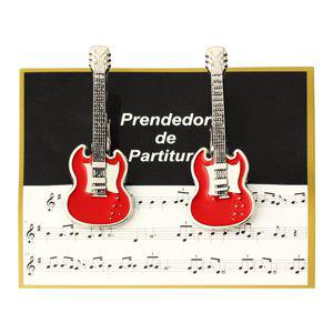 Prendedor Partitura Hinário Clipet Guitarra Paganini PPT083