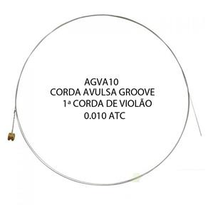 Primeira Corda Avulsa Groove P/ Violão Aço e (M) AGVA 10 0.010 - EC0017