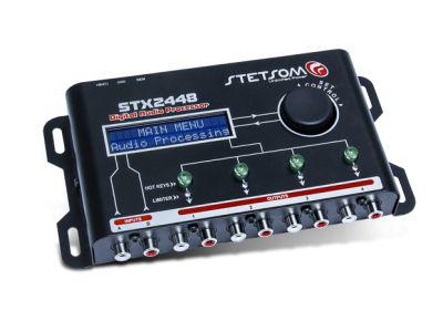 Processador de Audio Digital Stetsom STX2448 - 4 Vias - Crossover Dinâmico e Equalizador 15 Bandas