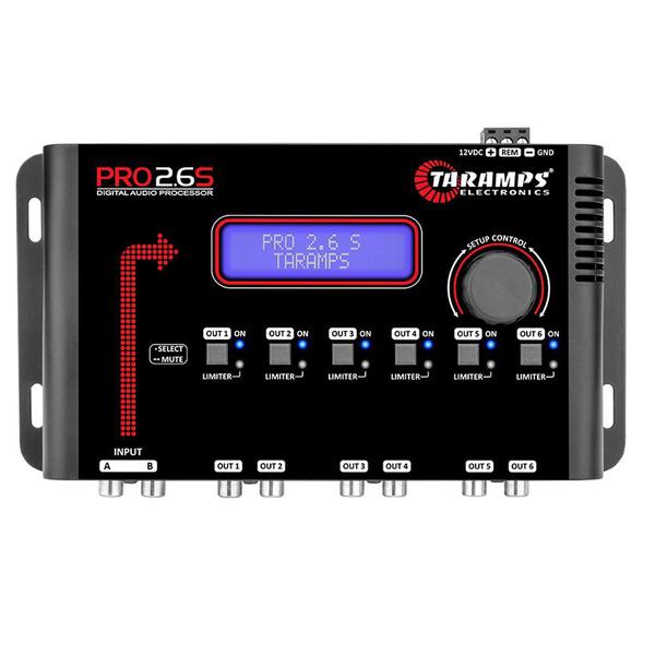 Processador de Áudio Digital Taramps PRO 2.6S