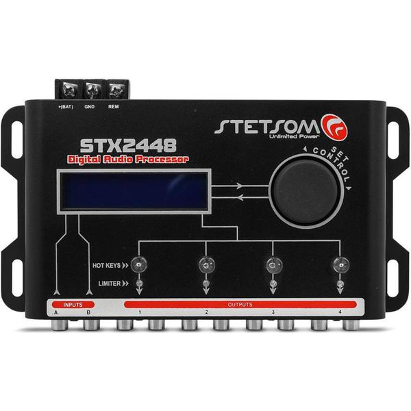 Processador de Áudio 2 Entradas e 4 Saídas - STX2448 - Stetsom