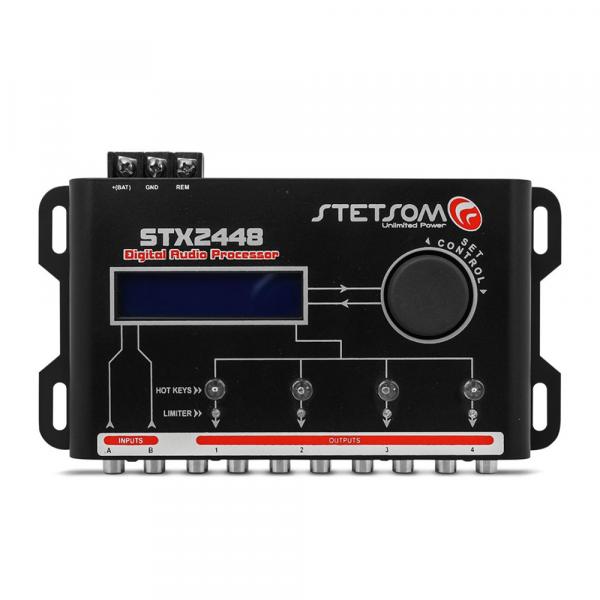 Processador de Áudio STX2448 2 Entradas e 4 Saídas - Stetsom