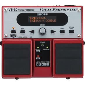 Processador de Efeitos Vocal BOSS VE-20 Vocal Performer