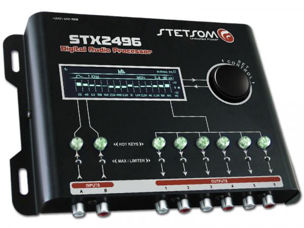 Processador Digital de Áudio Stetsom STX2496 - 6 Saídas