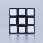 Produto estranho QJ133 cubo de Rubik de primeira ordem de terceira ordem preto