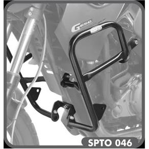 Protetor de Motor e Carenagem Aço Carbono Preto Pedaleira BMW G650 GS - Scam