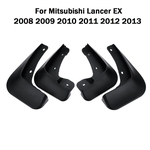 Protetores de respingos de carro Mud Flaps MudFlaps Mudguards For Mitsubishi Lancer EX 2008 2009 2010 2011 2012 2013