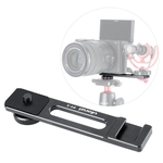 PT-5 Vlogging microfone tripé Adaptador Bracket Suporte para SONY A6400 A6500 A6300 Camera Microfone Monte