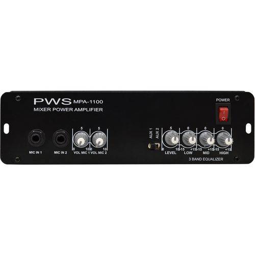 Pws - Amplificador para Som Ambiente Mpa1100 Mixer