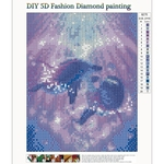 Q270 Dolphin Diy Diamante Pintura Pintura In¨ªcio Sala Cross Stitch