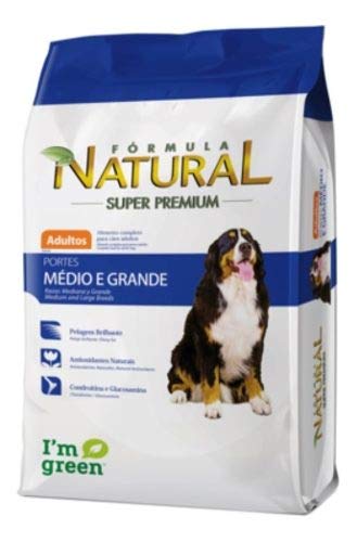 Ração Formula Natural Cães Adultos Medios e Grandes 15kg