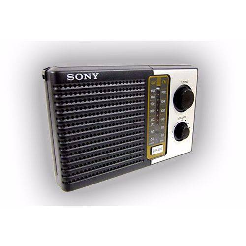Rádio Analógico Sony Icf-F10 Am/Fm 2 Bandas