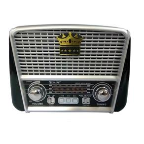Radio Portatil Am Fm Bluetooth Usb e Cartão Retrô Vintage