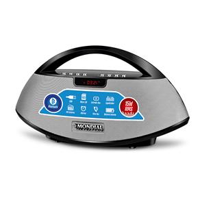 Rádio Portátil Mondial SK-01 com Entrada USB, Bluetooth, Entrada Auxiliar e Rádio FM - 15W