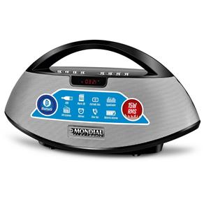 Rádio Portátil SK-01 15W RMS Bluetooth/USB/FM - MONDIAL