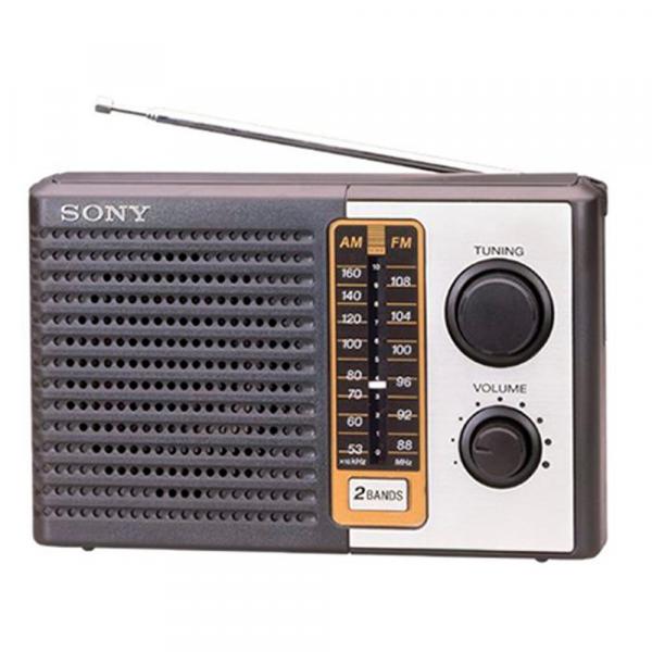 Radio Portatil Sony ICF-F10 - AM/FM, 2 Bandas, Entrada para Fones de Ouvido - Sony