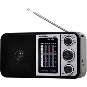 Rádio Portátil Toshiba Tr849 Entrada Usb Rádio Am/Fm 1W Rms com Alça Ajustável
