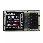 Rádio RadioLink R6FG 2.4G 6CH FHSS Receiver Transmitter Gyro Integrante Para RC4GS RC3S RC4G T8FB