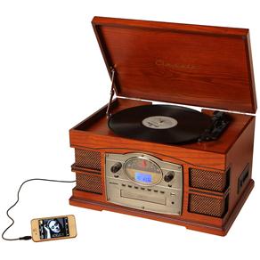 Rádio Ribeiro e Pavani Sacramento 35310 com Toca-disco, Toca-fita, CD Player, Rádio AM/FM, Entrada USB e Slot para Cartão – 10 W