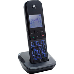 Ramal Sem Fio Digital Motorola MOTO 6000 R com Identificador de Chamadas - para Base Moto 6000