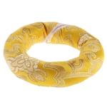 Random 1 Piece Round Silk Tibetan Singing Bowl Ring Almofada Para Dharma 10cm