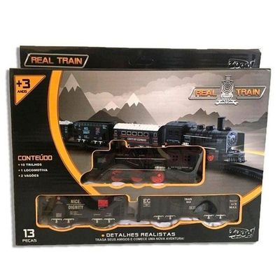 Real Train Zoop Toys Preto