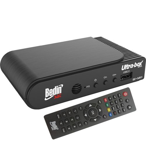 Receptor e Conversor Digital Ultra Box, Canais Digitais, HD BedinSat