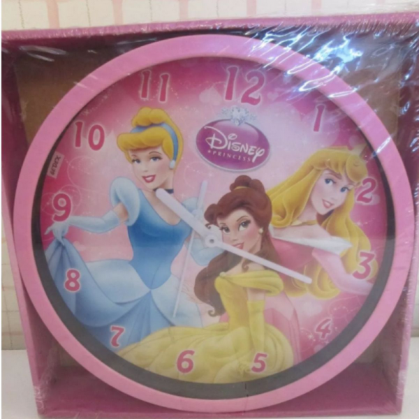 Relógio de Parede Infantil Princesas Disney - Gedex