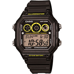 Relógio Masculino Casio Digital Esportivo AE-1300WH-1AVDF
