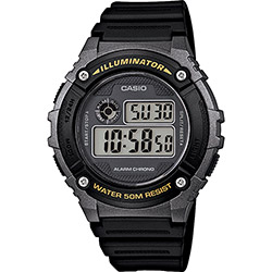 Relógio Masculino Casio Digital W-216H-1BVDF