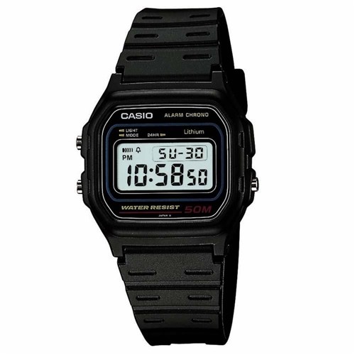 Relógio Masculino Casio Digital W-59-1Vq - Preto