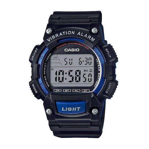 Relógio Masculino Casio Digital W-736H-2AVDF - Preto/Azul