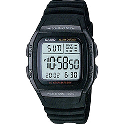 Relógio Masculino Casio Digital W-96H-1BVDF