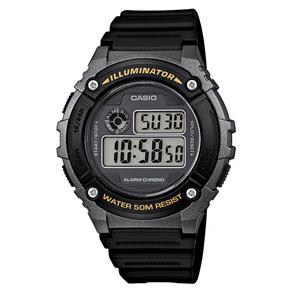 Relógio Masculino Digital Casio W-216H-1BVDF - Preto