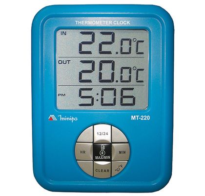 Relógio Termômetro Digital Interno/Externo MINIPA MT-220 MT-220 -50 70Gº