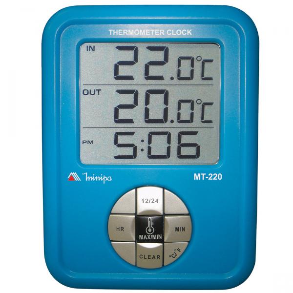 Relógio Termômetro Digital MT220 Azul - Minipa