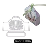 3D Honeycomb Candy Caixa DIY aço carbono matrizes de corte para Scrapbook