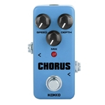 Kokko CH2 Mini Chorus portátil gabinete de alumínio Alloy Shell Pedal Efeito Guitarra Pedal