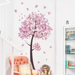 Removível borboleta elegante da flor de parede da árvore Adesivo Decalque Room Decor Mural
