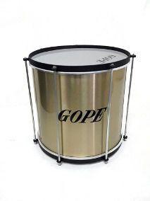 Repinique Gope Dourado Tambor Bateria Percussão 30cm x 12"