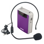 Rolton K300 portátil Voice Clip Amplificador cintura Banda com rádio FM TF MP3 Player Power Bank para Tour Guides Ensino Microfone