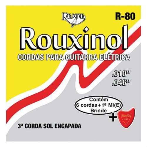 Rouxinol Encordoamento Guitarra 010 R-80