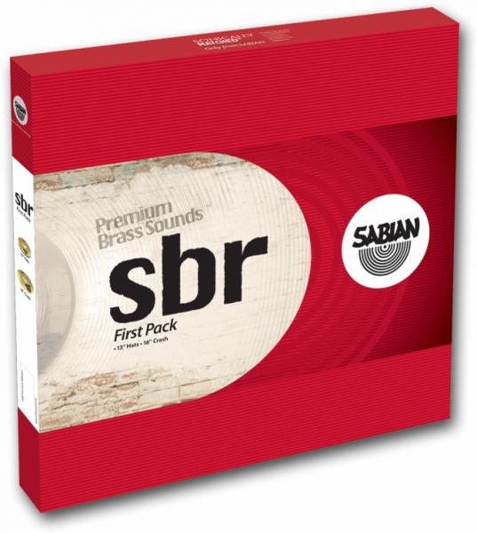 SABIAN SBR 5001 Kit de Pratos C/ 1 Par de Hats 13" e 1 Crash