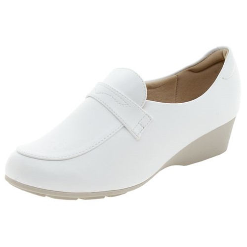 Sapato Feminino Salto Baixo Branco Modare - 7014104 33