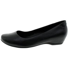Sapato Feminino Salto Baixo Embutido Usaflex - N220150 - 37 - Preto