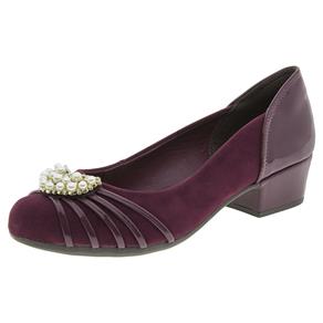 Sapato Feminino Salto Baixo Dakota - B8154 - 36 - Vinho