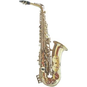 Saxofone Alto Afinação Eb com F# Laqueado + Estojo SX-1 - CSR